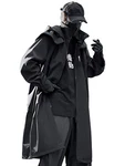 Niepce Japanese Urban Jacket With Hoodie Streetwear Casual Long Trench Coat. Fixed Price $80.99.