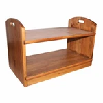 Printer Stand Rolling Honey Pine 18"H X 26.5"W Renovator's Supply. Fixed Price $304.99.