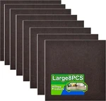8 Pack Brown Self-adhesive Felt Pads Furniture Moving Floor Protector Cut Fit. Fixed Price $9.73.