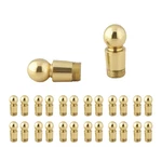 Pairs Carpet Rod Finials Bright Brass Ball Tips Pack Of 13 Renovators Supply. Fixed Price $53.99.