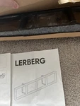 Ikea Lerberg 701.155.21 10035 Dvd Video Game Cd Organizer Shelf Rack Black. Fixed Price $34.99.