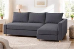 Cover Made For Ikea Friheten Sleeper Sofa Only Polyester Gray Left Chaise. Fixed Price $151.99.