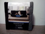 New Mainstays 3 Piece Reversible Furniture Protector Sofa 64.5"X69" Gray/black. Fixed Price $18.00.