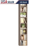 Adjustable 8 Shelf Media Tower Rack Dvd Storage Organizer Durable Furniture New. Fixed Price $111.98.