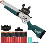 Length Shooter Toy Guns, Eva Foam Blasters & Wheel Reloading Design For Kid Gift. Fixed Price $56.99.