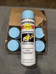 Rust-oleum 2326838 2300 System Inverted Striping Paint Aerosol, Blue, Pack. Fixed Price $38.00.