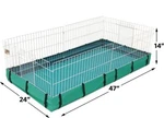 Midwest Guinea Pig Habitat 47IN X 24IN 14IN Enclosure Pen. Fixed Price $105.45.