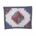 Cotton Pillow Sham Red White And Blue Renovator's Supply. Fixed Price $31.99.