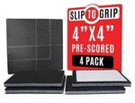 Non Slip Furniture Grippers - Stops Slide Multi Size (4 Pads) Make 4". Fixed Price $5.95.