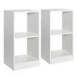 Pcs Bookshelf 2-TIER Open Wood Display Organizer Set Vinyl Record Cube Storage. Fixed Price $54.99.