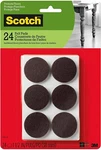 Scotch Felt Pads Mounting Fastening Surface Protection 24 Pcs Brown Round 1.5. Fixed Price $11.09.