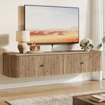 55-INCH Modern Floating Tv Stand Wall Mounted With 2 Drawers For Living Room. Fixed Price $149.99.