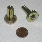 Shepherd #SR2402ZN-M22 Caster Grip-neck Stem Fastener #02 Metal Socket, 3/8"X1". Fixed Price $5.95.