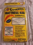 Queen Full Mattress Bag No CB-70 Warp Brothers 70" X 92" 1 Brand New Sealed. Fixed Price $15.00.