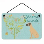 Carolines Treasures Welcome Fawn Great Dane Natural Ears Wall Door Hanging Print. Fixed Price $23.99.