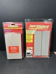 (2) New Super Sliders By Waxman Felt Furniture Slides For Hardwood/carpet. Fixed Price $9.99.