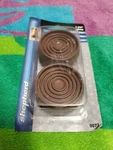 Shepherd 9077 1-3/4" Brown Round Cushioned Rubber Caster Cups Count. Fixed Price $7.50.