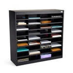Safco E-z Stor Black Mail Organizer 36 Letter Size Compartments. Fixed Price $522.42.