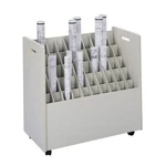 Safco Wood And Laminate Mobile Roll File Cart, Document Blueprint Holder,.... Fixed Price $506.64.