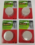 Pack! 3M Scotch 24 Felt Pads Total Protects Floors And Furniture Hardwood. Fixed Price $9.99.
