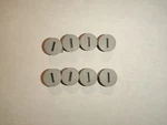 Ikea Plastic Cam Lock Nuts, Part # 119030 118224, Gray (8 Pack) - New /j. Fixed Price $12.00.