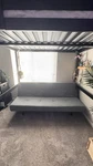 Ikea: Balkarp Sleeper Sofa/futon Vissle Gray, Used/good Condition. Fixed Price $250.00.