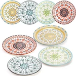 Foraineam 8 Pieces Inch Round Porcelain Salad Plates, Decorative Appetizer. Fixed Price $44.89.