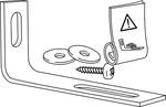 4X New Sealed Genuine Ikea Anti Tip Over Safety Bracket Kit #106990. Fixed Price $19.00.