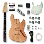 Diy Bass Guitar Unfinished Electric Kit Okoume Body Maple Neck. Fixed Price $149.99.