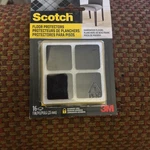 Scotch Felt Pads Square, SP854-NA, 1 Inch, Brown. Fixed Price $7.30.