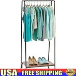 Sturdy Wood Metal Clothing Rack Garment Organizer Coat Shoe Storage Solution New. Fixed Price $108.78.