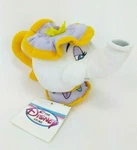 The Disney Store Beauty And Beast 7 Inch Mrs. Potts Plush Toy Mini Bean Bag. Fixed Price $8.99.
