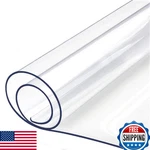 Bighala Protector Clear Plastic Tablecloth Cover Pvc Vinyl Wood Marble. Fixed Price $177.00.