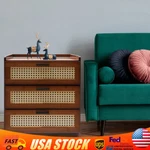Wooden Nightstand Bedside Bedroom End Table Storage Shelf With 3 Drawers. Fixed Price $36.05.