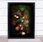 Still Life Kitchen Vegetables Ingredients Wall Art Print. Fixed Price $77.97.