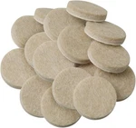 Self-stick Furniture Round Felt Pads For Hard Surfaces 1 Inch, Linen. Fixed Price $11.99.