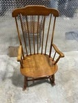 Nichols & Stone Windsor-style Rocking Chair, Maple. Fixed Price $185.00.