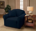 Madison Jersey Stretch Chair Slipcover, Navy. Fixed Price $23.99.