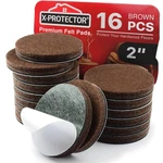 16 Heavy-duty Felt Furniture Pads 2 1/4 Thick X-protector! Round. Fixed Price $23.72.