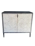 Uttermost Carved Wood Accent Cabinet. Fixed Price $900.00.