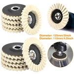 5PCS 4.5/5" Felt Flap Disc Wool Polishing Buffing Wheel Pad For Metal Stone Wood. Fixed Price $11.89.