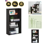 Bookshelf 4-TIER Bookcase Storage Shelves Home Office Living Room Espresso. Fixed Price $102.76.