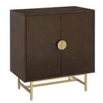 Crosley Furniture Blair Modern Wood Bar Cabinet Dark Brown/gold. Fixed Price $265.90.