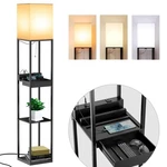 Shelf Floor Lamps For Living Room,tall Standing With Shelves DRAWER,2 U. Fixed Price $66.75.