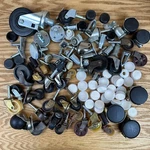 Lot Vintage Swivel Caster Floor Glides Furniture Chair Socket Sleeve Shepherd. Fixed Price $39.00.