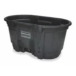 Rubbermaid Commercial FG424288BLA 100 Gal. Stock Tank, Black, 52" L, 31" W. Fixed Price $314.99.