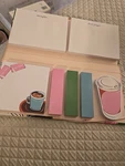 Kate Spade New York Padfolio With 7 Sticky Note Pads, Studying Essentials Set.... Fixed Price $24.00.