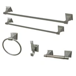 Kingston Brass BAHK61212478 Monarch 5 Piece Bathroom Package - Nickel. Fixed Price $110.47.