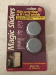 Magic Sliders 50MM/2" Sliding Discs W/adhesive, 4PK- New Old Stock, Ships Free. Fixed Price $11.90.