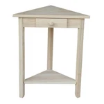 Small Corner Table Accent Wooden Bookshelf Home Office Display Plant Stand. Fixed Price $89.99.